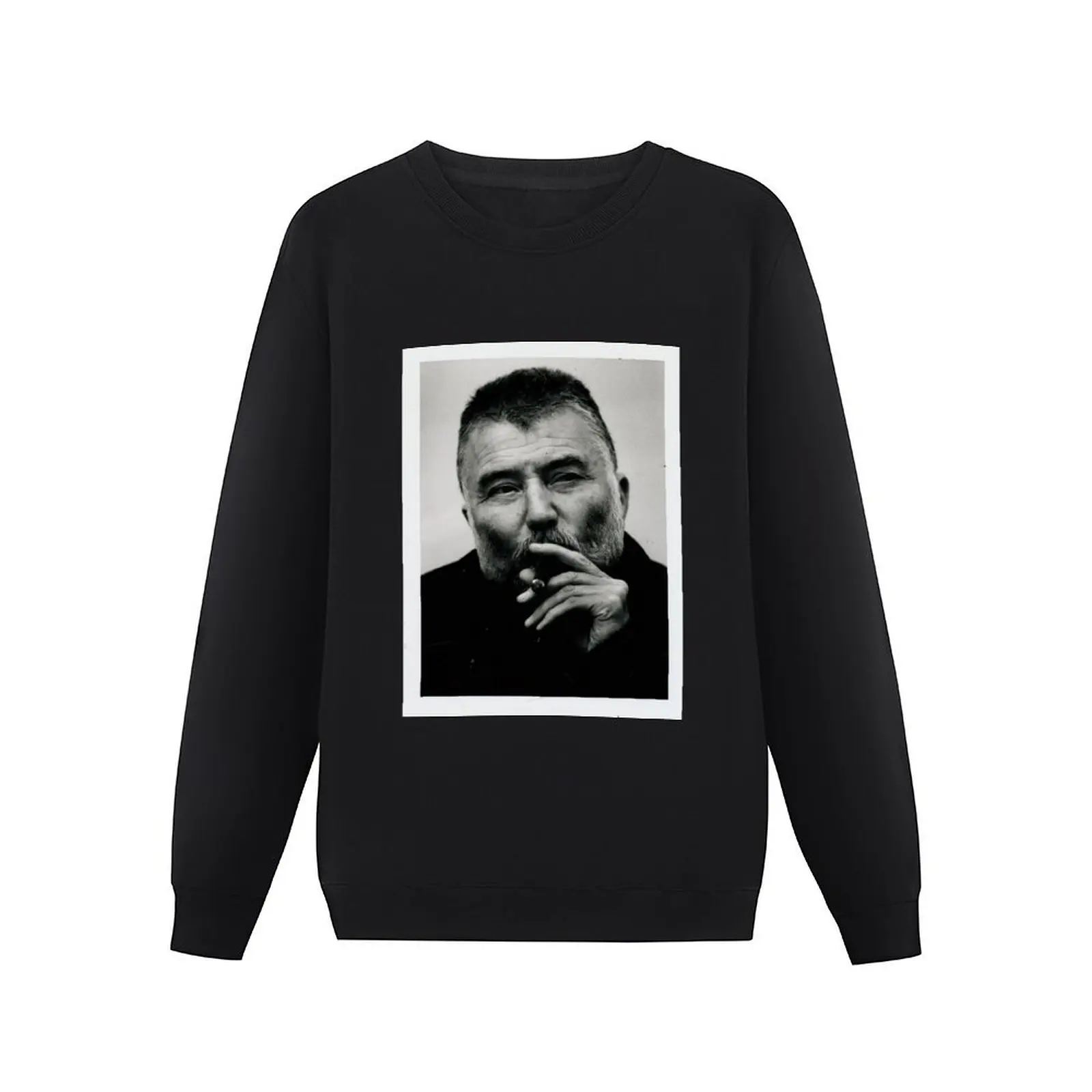 Peter Brotzmann Smoking a Cigar Pullover Hoodie men's winter sweater oversize sweatshirt