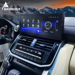 1920*720 QLED Android 13 Screen Multimedia Video Player For Toyota Lc300 2021 Land Cruiser 300 CarPlay Car Radio Autoradio 128GB