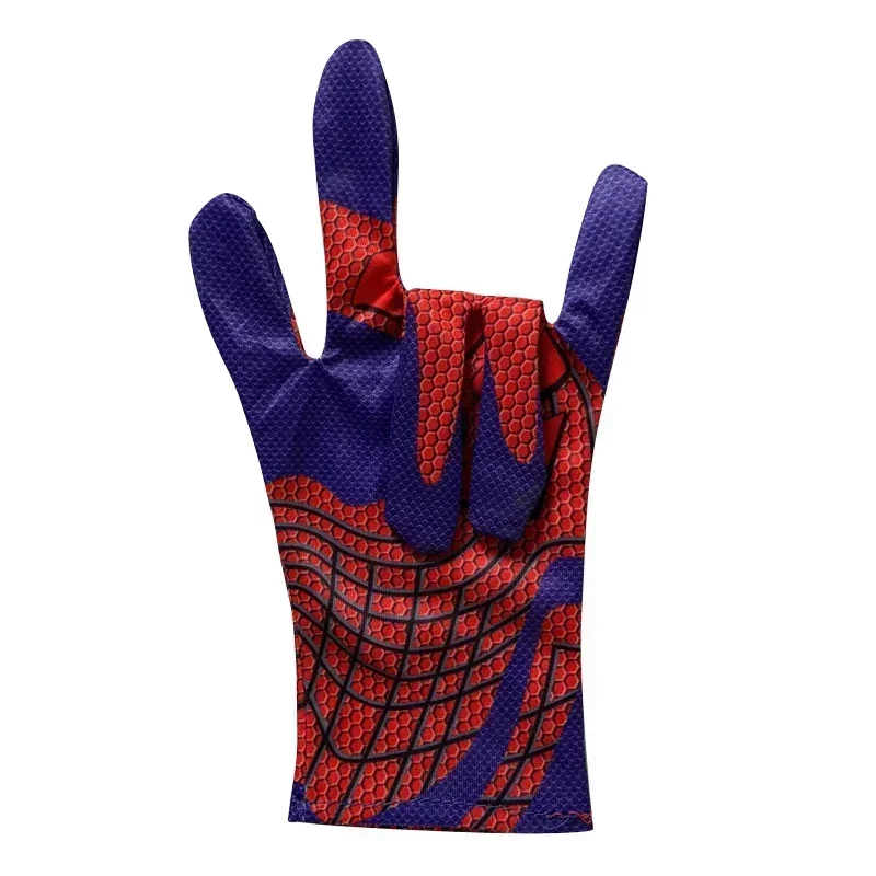 Marvel Spiderman Cosplay lanzador de guantes de plástico figura de Anime conjunto de juguete superhéroe lanzador de muñeca niños juguetes divertidos