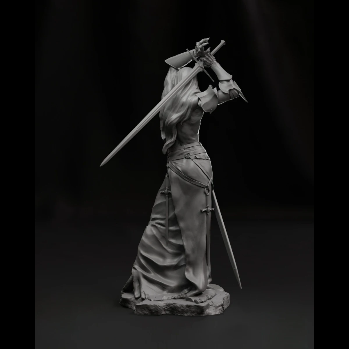 Kit de modelo sem pintura de figura de resina 1/24, samurai europeu antigo, sem montagem e sem pintura GK