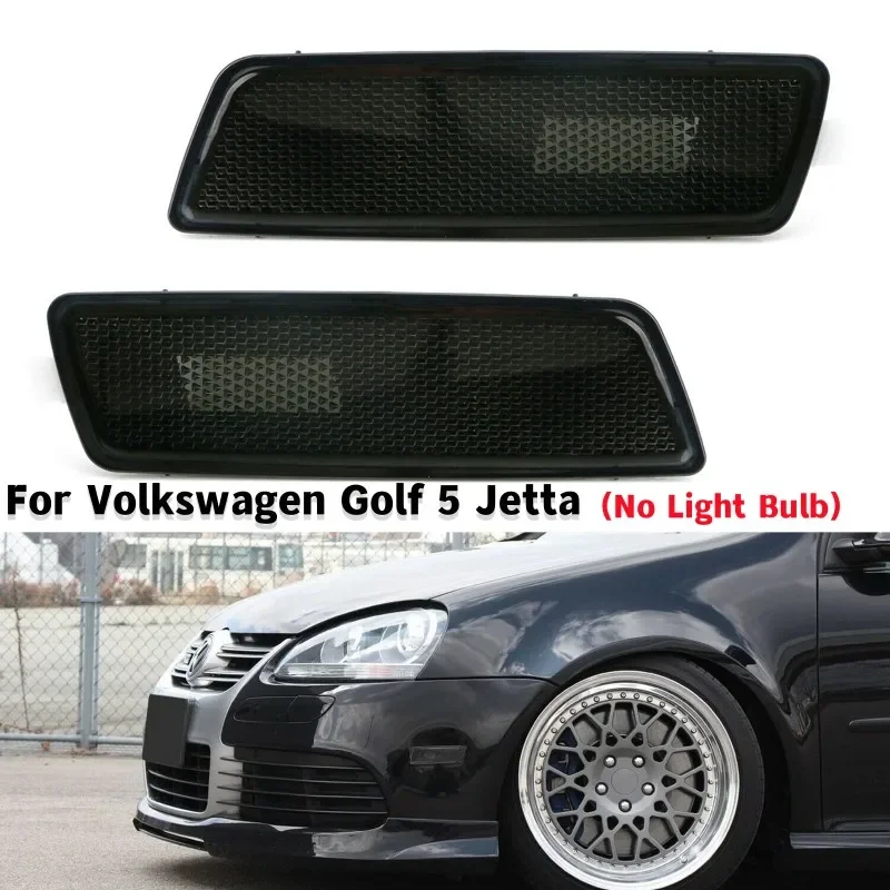 Lampu penanda samping Bumper depan mobil pengganti Rumah (tanpa bohlam lampu) untuk Volkswagen Golf 5 Jetta