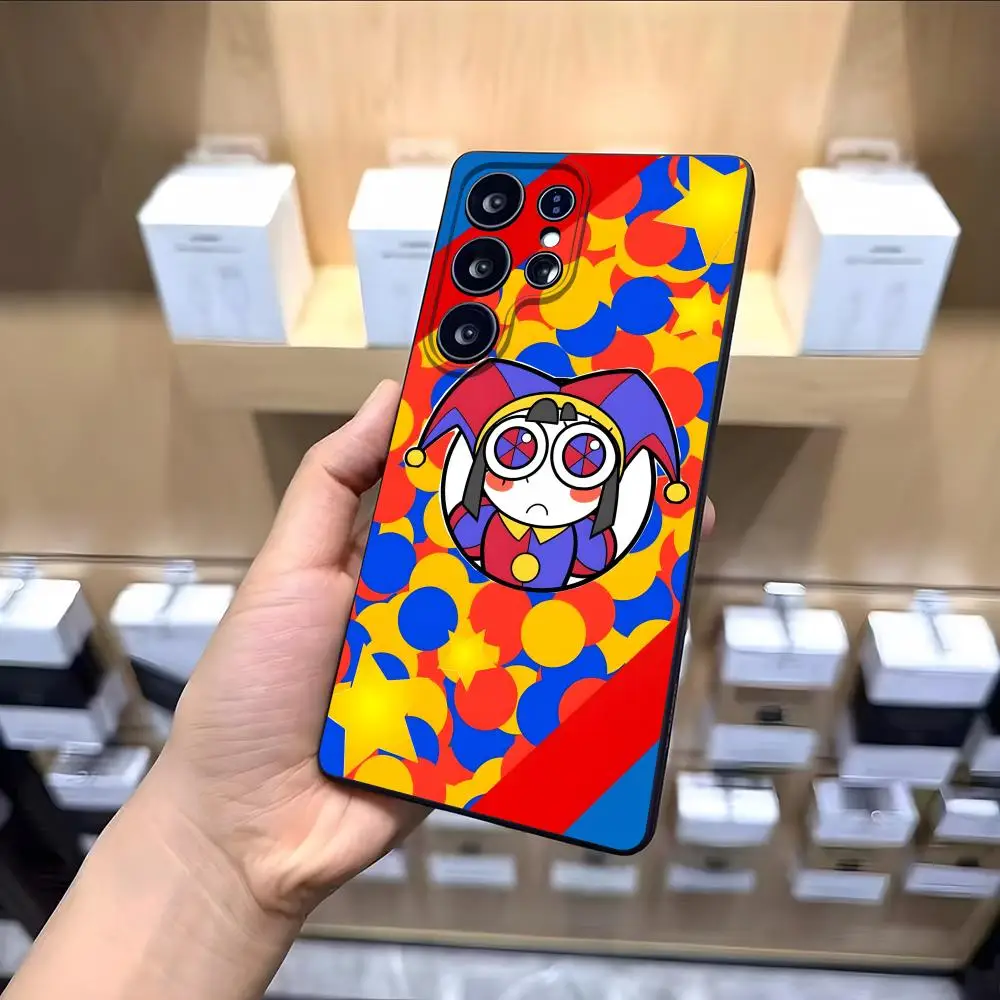 Amazing D-Digital C-Circus Phone Case For Samsung S25 E S24 S23 FE S22 S21 S20 FE Plus Ultra Note20Ultra Black Soft Shell Amazing D-Digital C-Circus Phone Case For Samsung S25 E S24 S23 FE S22 S21 S20 FE Plus Ultra Note20Ultra Black Soft Shell