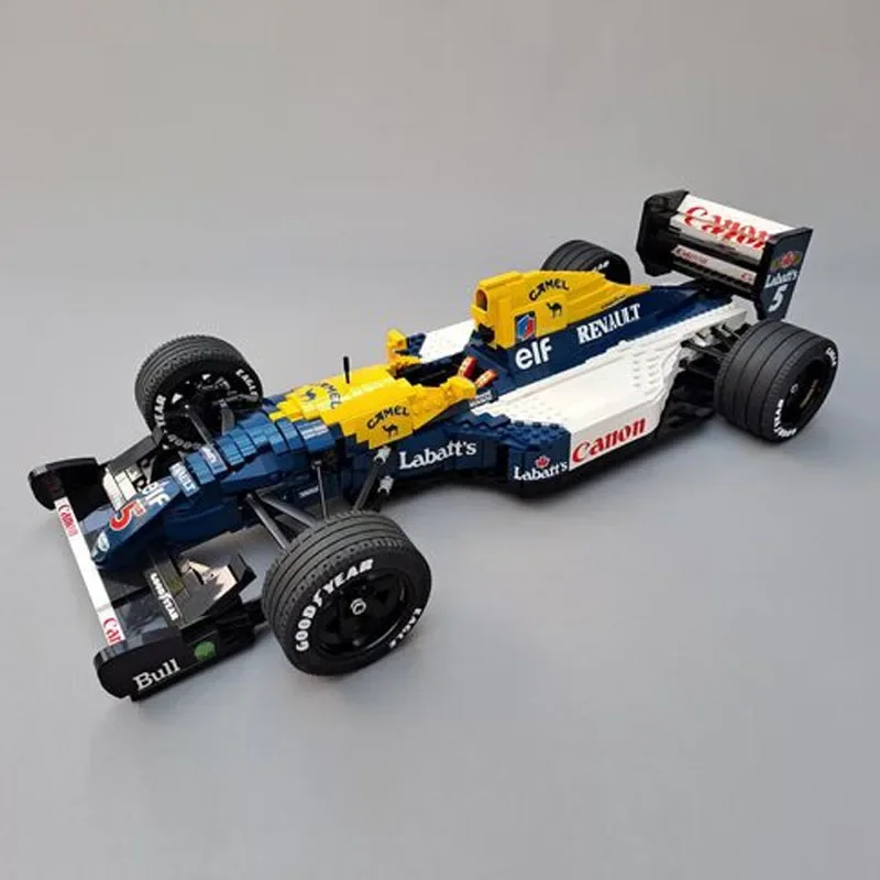 MOC-1236F1 Formula Car FW14B - Scale 1:8 Building Block Model 1848 Parts MOC Creative Kids Boy Birthday Building Blocks Toy Gift