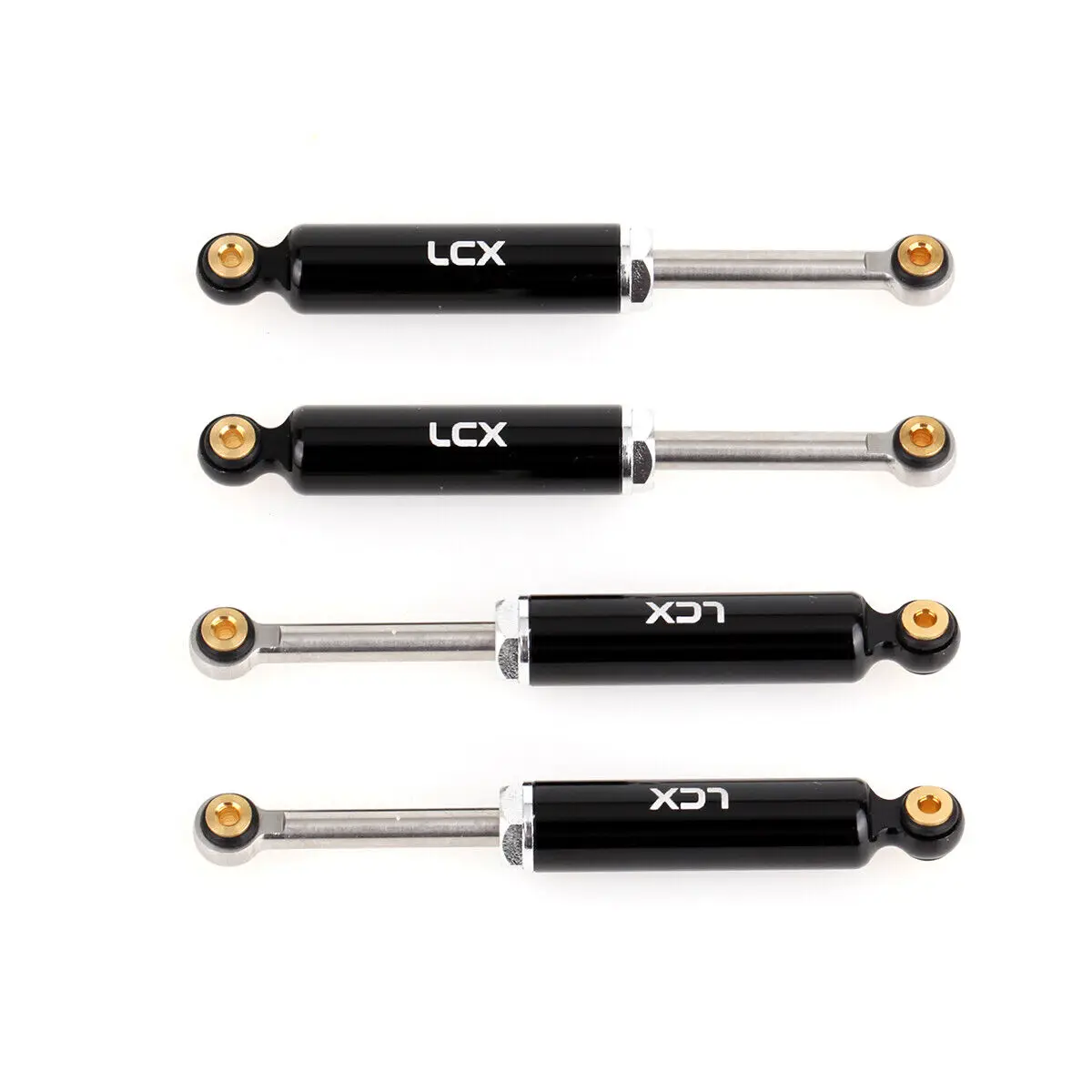 

LCX Racing 1/24 RC Crawler Car CNC Aluminum Suspension Shock 52mm 4pcs Damper for Axial AX24 XC-1 Upgrades Parts Accessories