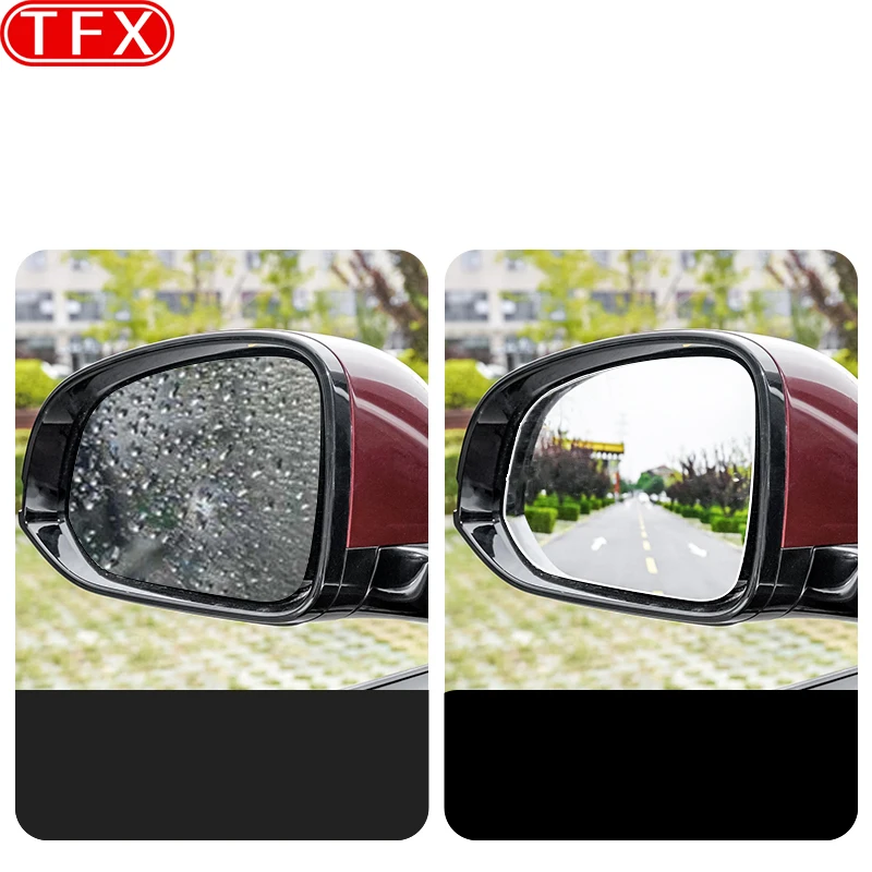 For GWM Tank 500 Great Wall 2022-2024 Car Mirrors Glass Anti-Fog Film PET Nano Coating Material Rain Snow Protection Accessories