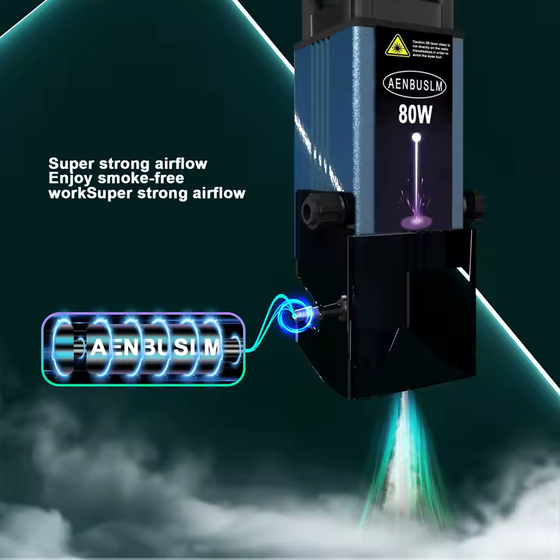 AENBUSLM 40W / 80W Laser Module 12V 24V 450nm Laser Engraving Head Woodworking Laser Engraver Cutting 3D Printer CNC Route Tools - Image 4