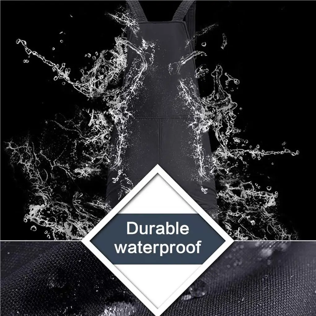 

Женские лыжные штаны нагрудник черного цвета, толстые штаны для сноуборда, лыжные брюки M