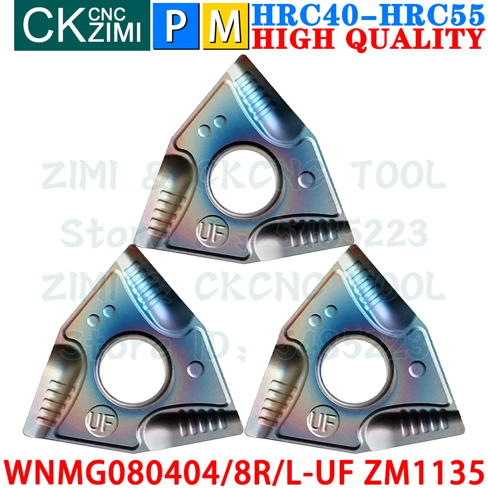 WNMG080404R-UF WNMG080408R-UF WNMG080404L-UF WNMG080408L-UF Carbide Insert Slotting Grooving Turning Insert CNC Metal Lathe Tool