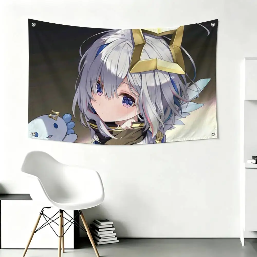 Amane K-Kanata Hololive Flags Wall Hanging Tapestry Outdoor Garage Room Decorative flag Background Blanket