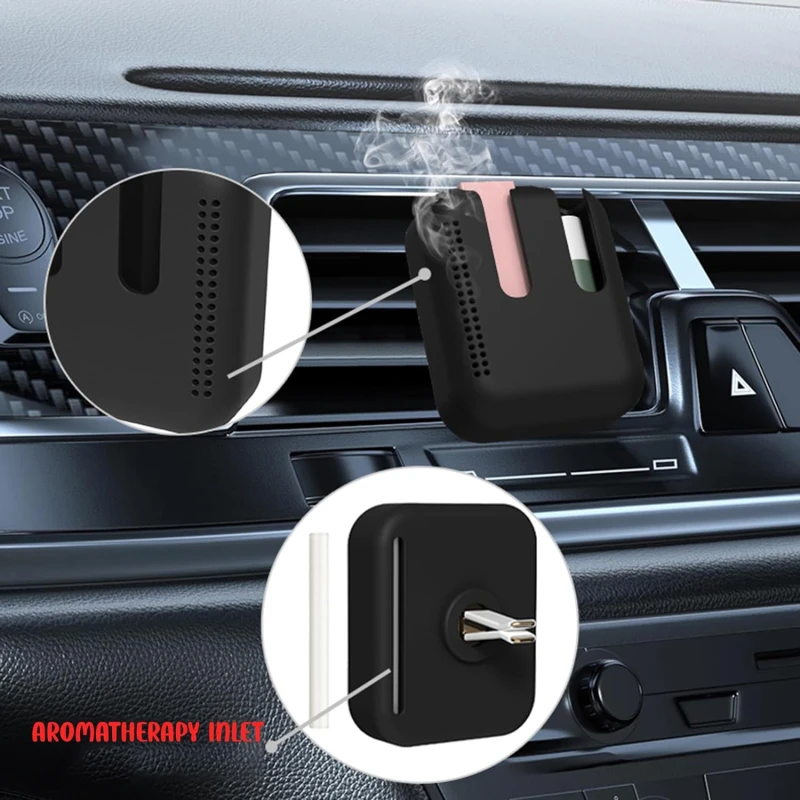 Lip Balm Holder Silicone Car Vent Chapstick Holders Women Car Interior Accessories Upright Car Lip Balm Holder Space Saving Car