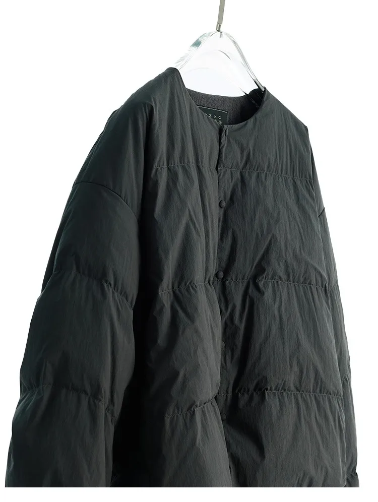 Short down Jacket for Petite Women, 90% White Duck Down, Lightweight and Warm Coat, New Women's Fashion for Autumn and Winter 2026