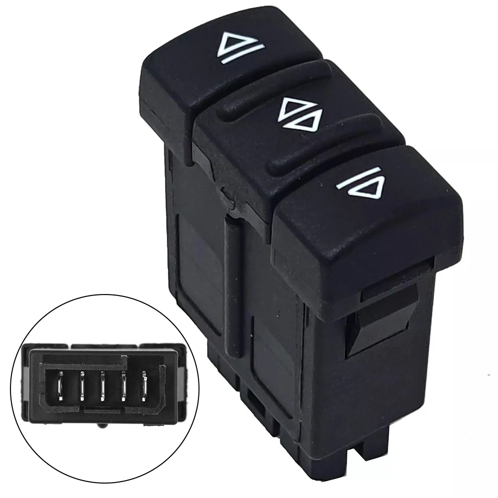 

1pcs Black Abs OEM Number 7700817339 Main Side Electric Front Lift Switch For Renault 19 II Convertible Car Accessories