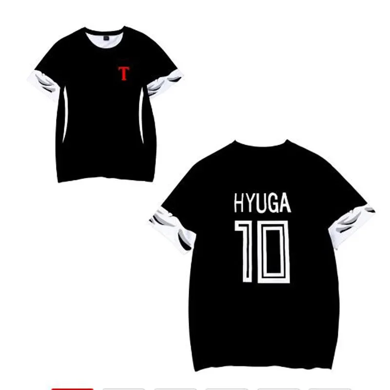 Captain Tsubasa T Shirt Ozora Tsubasa Kojiro Hyuga Short Sleeve T-Shirt Football Jerseys Adult/Kids Cosplay Costume Summer Tops