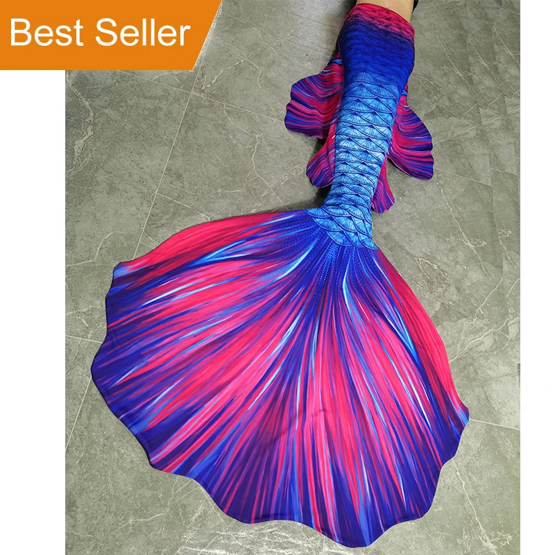 New Design Fighting Fish Betta Mermaid Tail Skins Rumble Fish Swimsuits for Swimming and Diving With Great High Quality with Fin