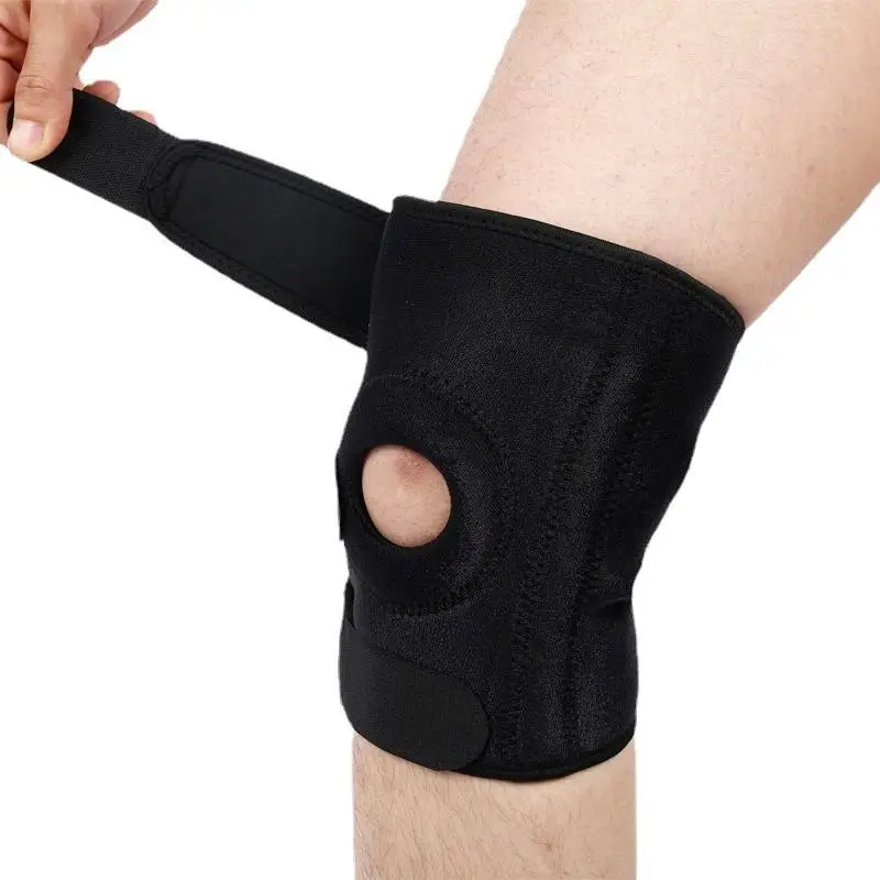 Rodillera ortopédica ajustable, Protector de rótula, ligamento de menisco, alivio del dolor en las articulaciones, rodillera deportiva, 1 ud.
