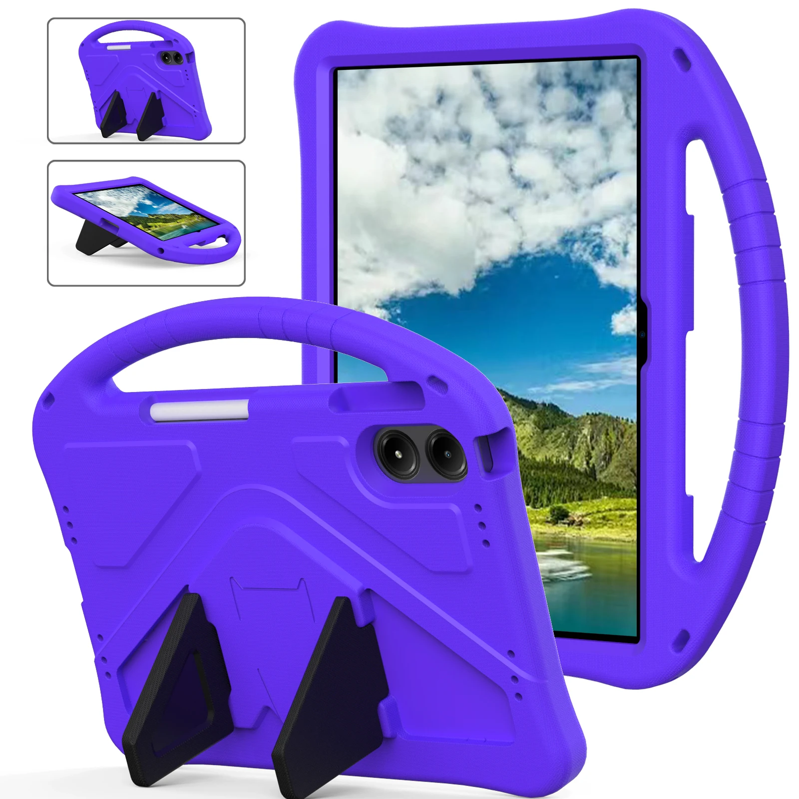 Funda Protectora Portátil para Galaxy Tab S11 Ultra 14.6 2025 X-920 930 936B, Resistente a Impactos, con Soporte Trasero