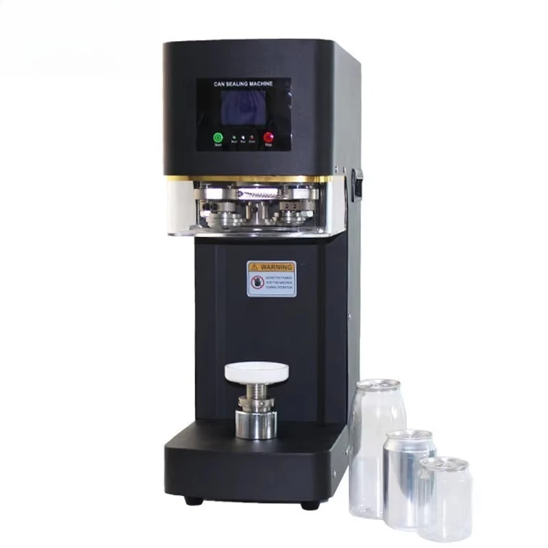

Soda Can Sealing Machine Automatic Food Coffee Plastic Can Sealer Machine