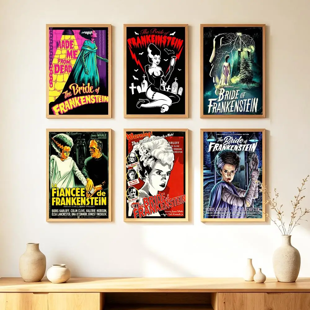 movie Bride of Frankenstein Poster HD Poster Warm Home Decoration Suitable for Bedroom and Living Room Gifts Giving
