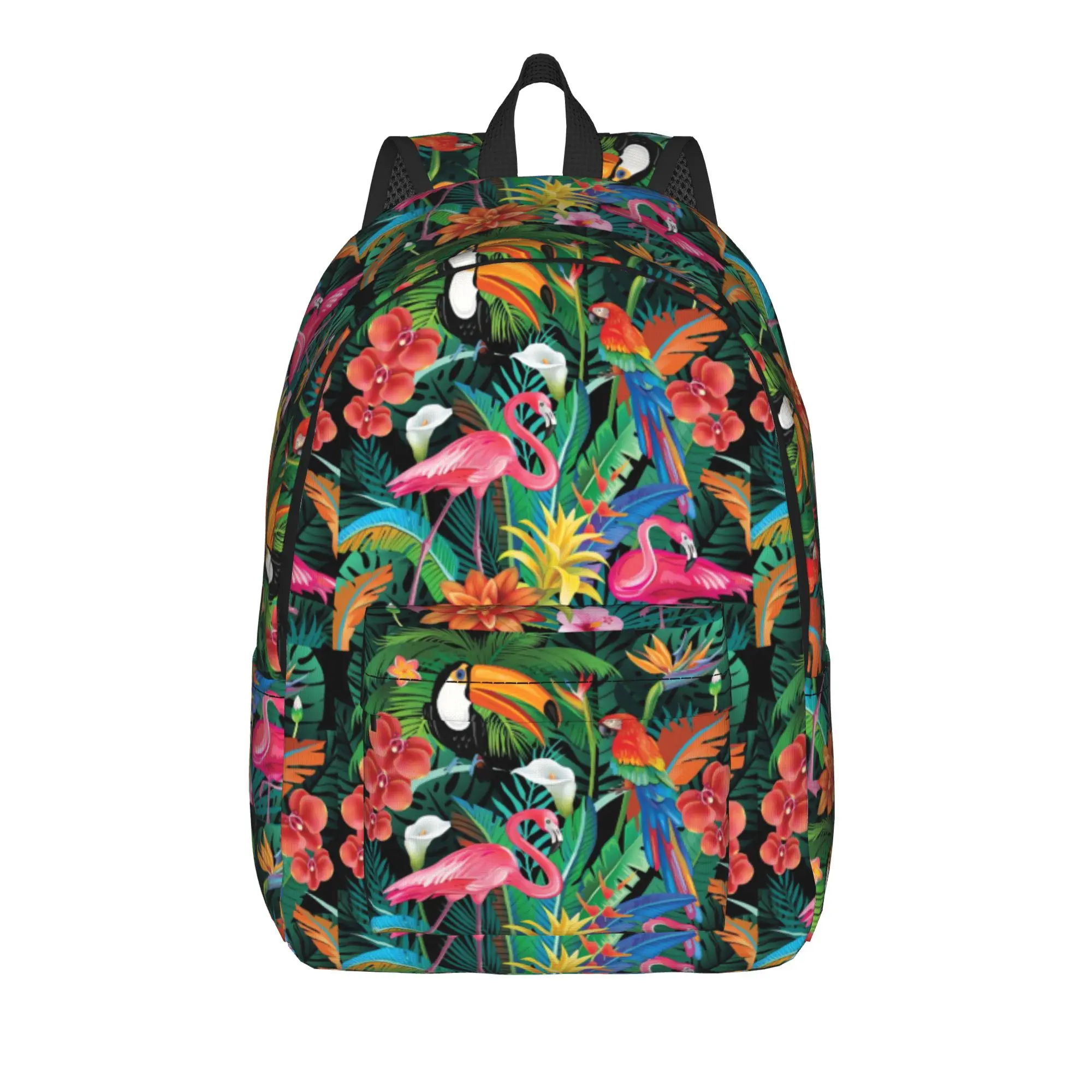 Tropical Paradise Bloom   Backpack  College Backpacks Teen Designer Soft High School Bags Kawaii Rucksack
