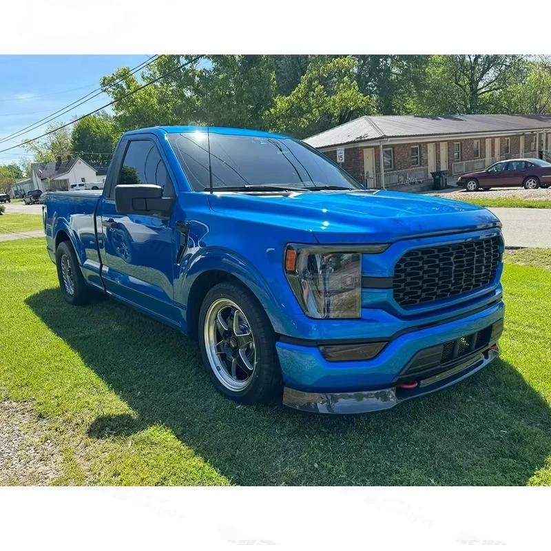 New High-quality Real Carbon Fiber MBJ-style Direct Replacement Front Bumper in Carbon Black Bolt-On for 2021-2024 for F-150 5
