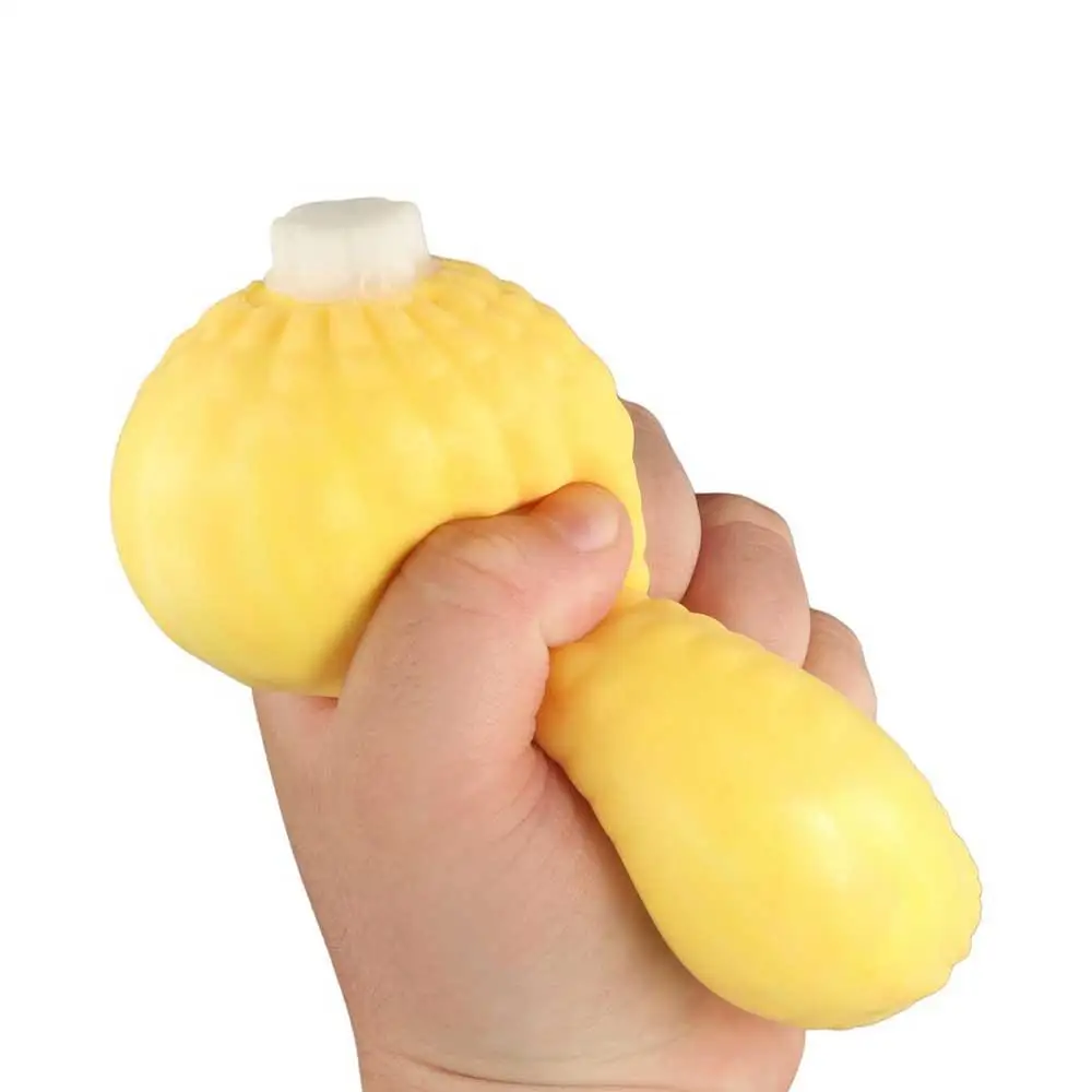 Funny Sensory Cheese Squeeze Flexible Material Comfortable Touch Slow Rebound Stress Relief PVC Durable Children