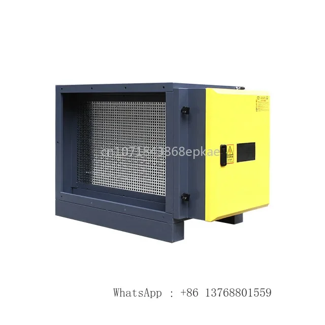 OEM ODM Smoke Purifier For Industrial And Kitchen Oil Fume Odour Grease Removal With 4000M3/h Air Flow Electrostatic Air Cleaner