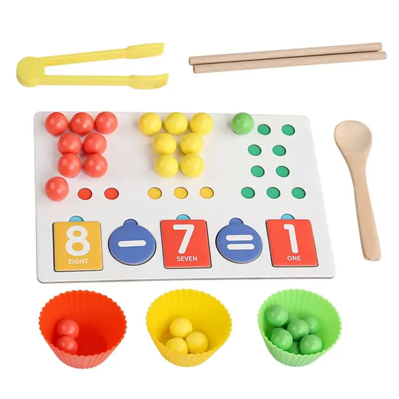 Counting Toys For Kids Math Math Manipulatives Match Games Educational Learning Fine Motor Skills Math Manipulatives Match Games