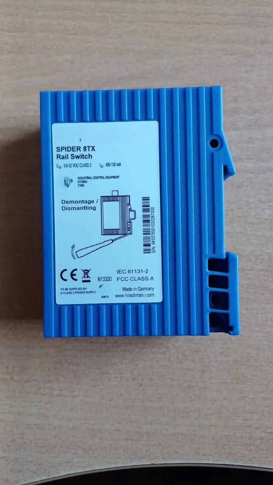 

New and Original SPIDER 8TX Rail Switch Good Quality Switch Module