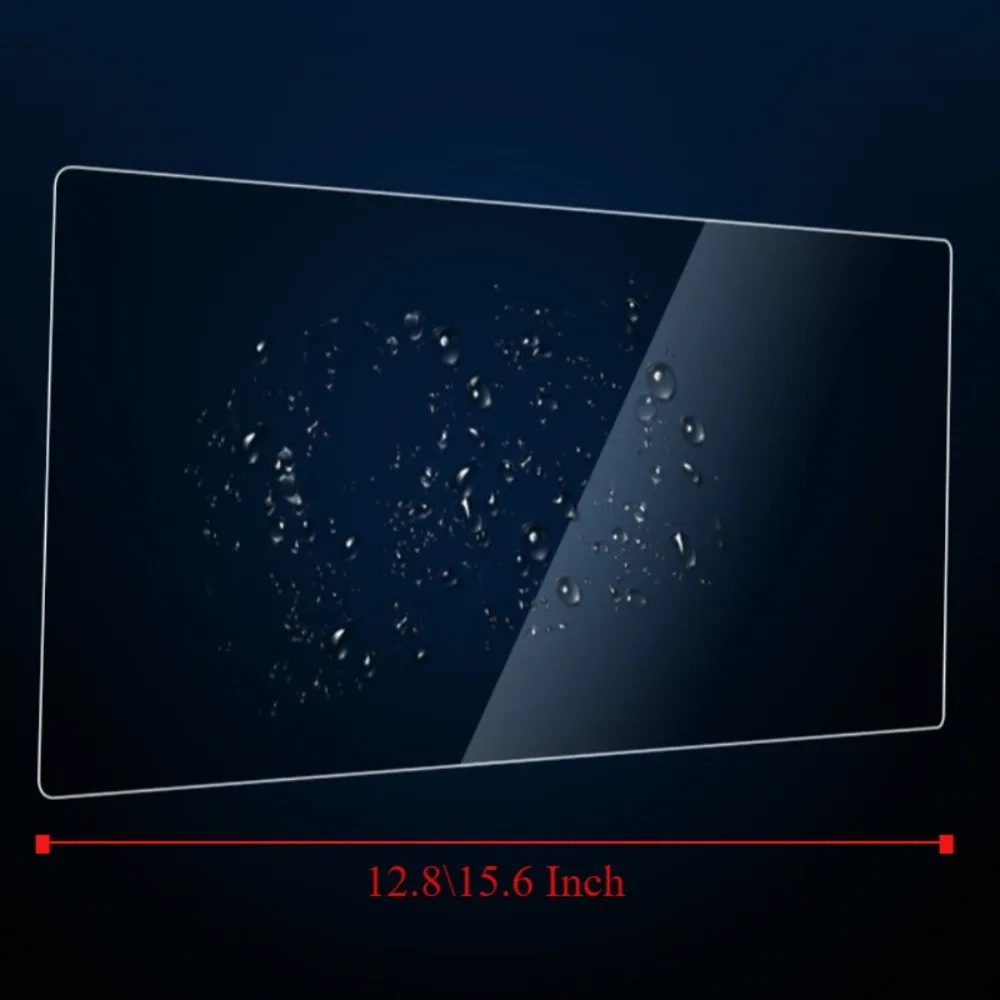 12.8 \ 15.6 بوصة واقي شاشة تعمل باللمس مقاوم للماء الزجاج المقسى الملاحة حامي فيلم المضادة للخدش الغبار واقية