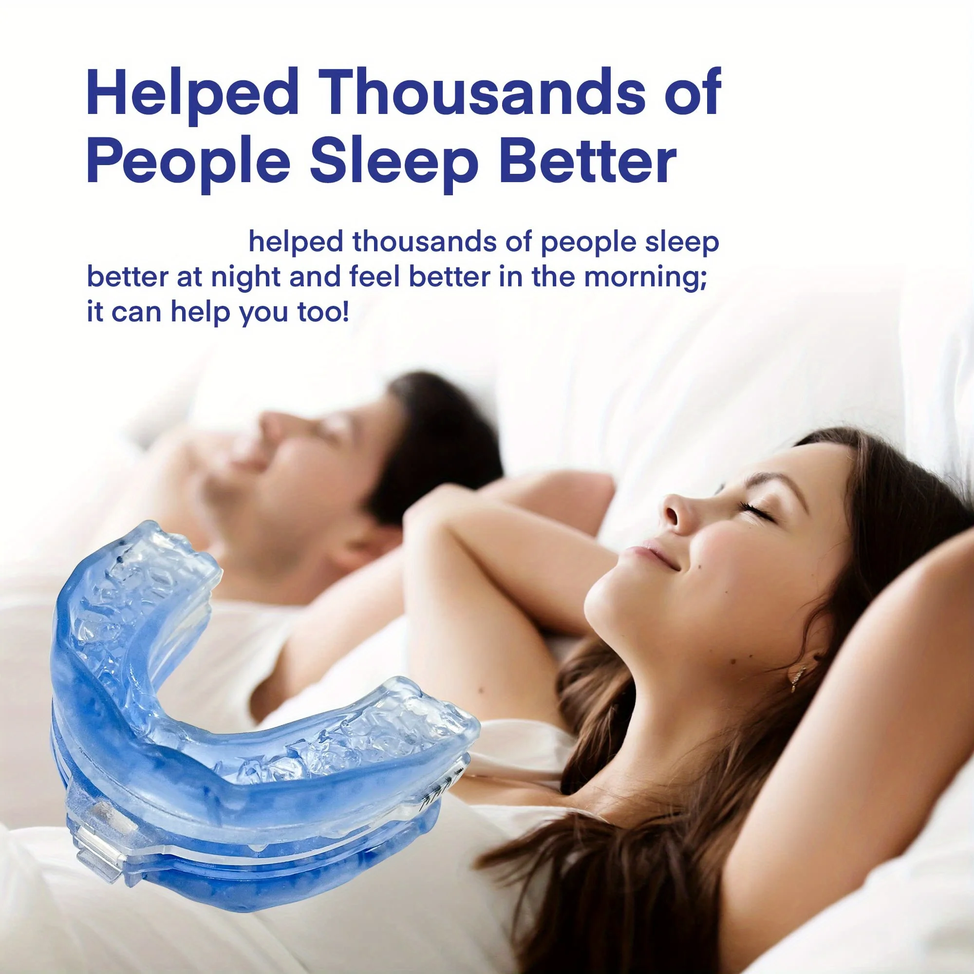 1pc Snore-Stopper Device Anti Snoring Comfortable Non-Invasive Snoring Solution-Unisex for Men and Women,Ideal for Restful Sleep