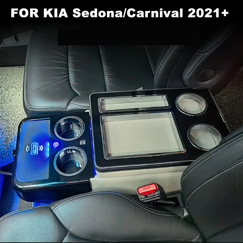 FOR KIA Sedona/Carnival 2021+ 1x Second Row Center Console Armrest Box