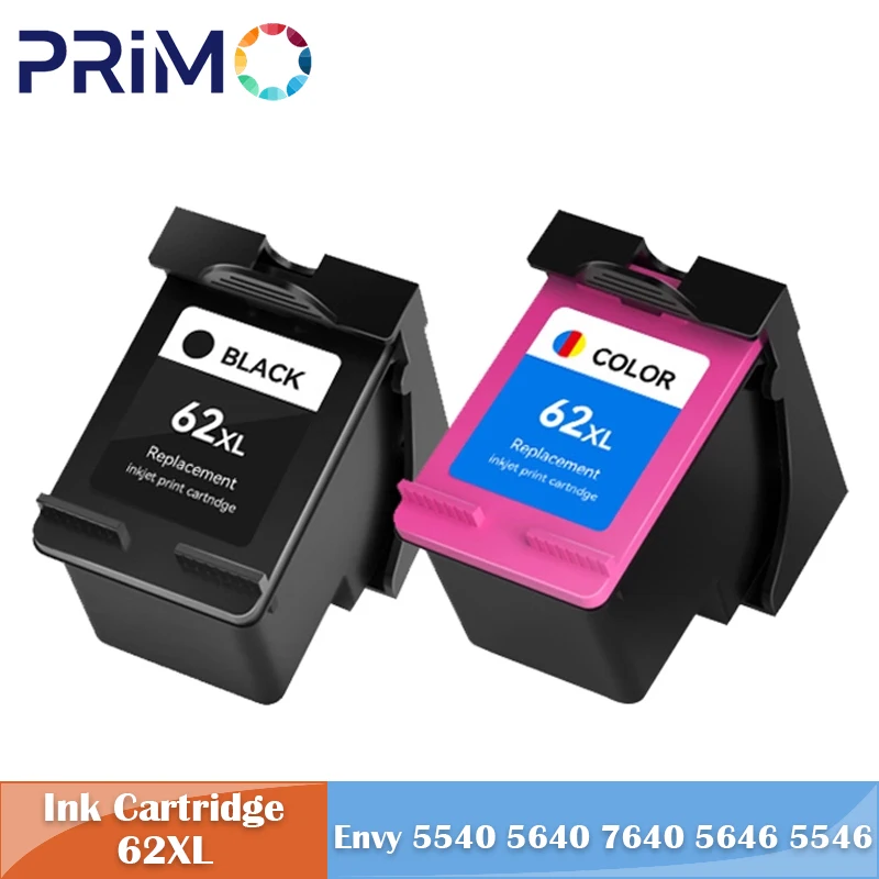 

Восстановленный картридж 62 62XL для HP62XL для HP 5540 5541 5542 5543 5544 5640 5642 5643 5644 5646 5660 5664 5665 7640