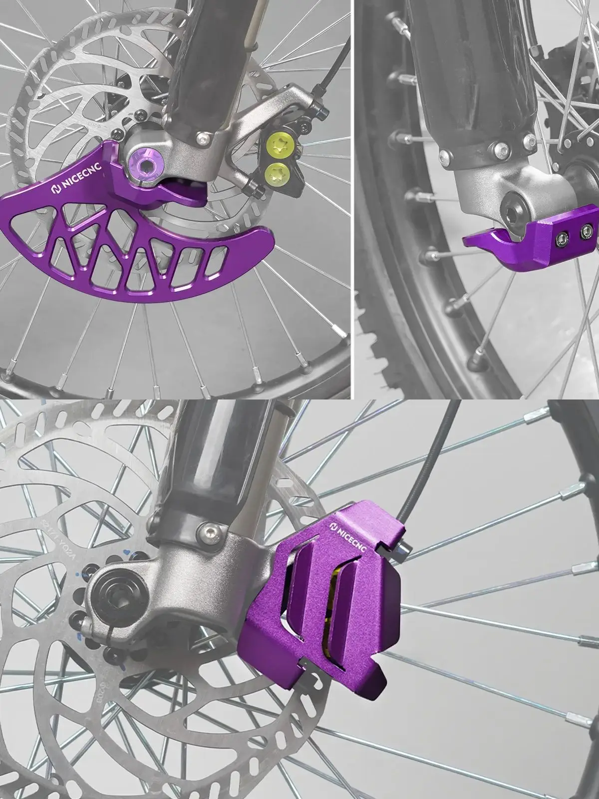 AliExpress NICECNC For Surron Light Bee X S L1E Front Brake Caliper Guard & Front Brake Disc Guard For Segway X160 X260 Electric Dirt Bike