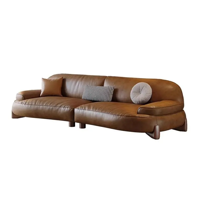 

Simple French antique curved sofa