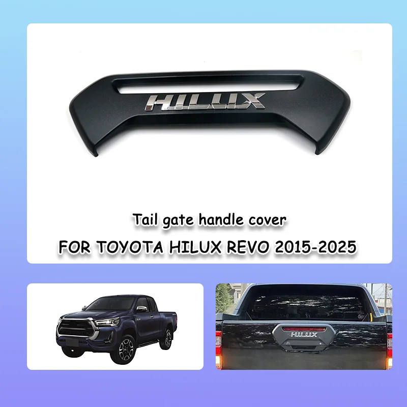 

Tailgate Door handle bowl Cover Kit for Toyota Hilux Revo 2015-2023 tail door handle upgrade kit