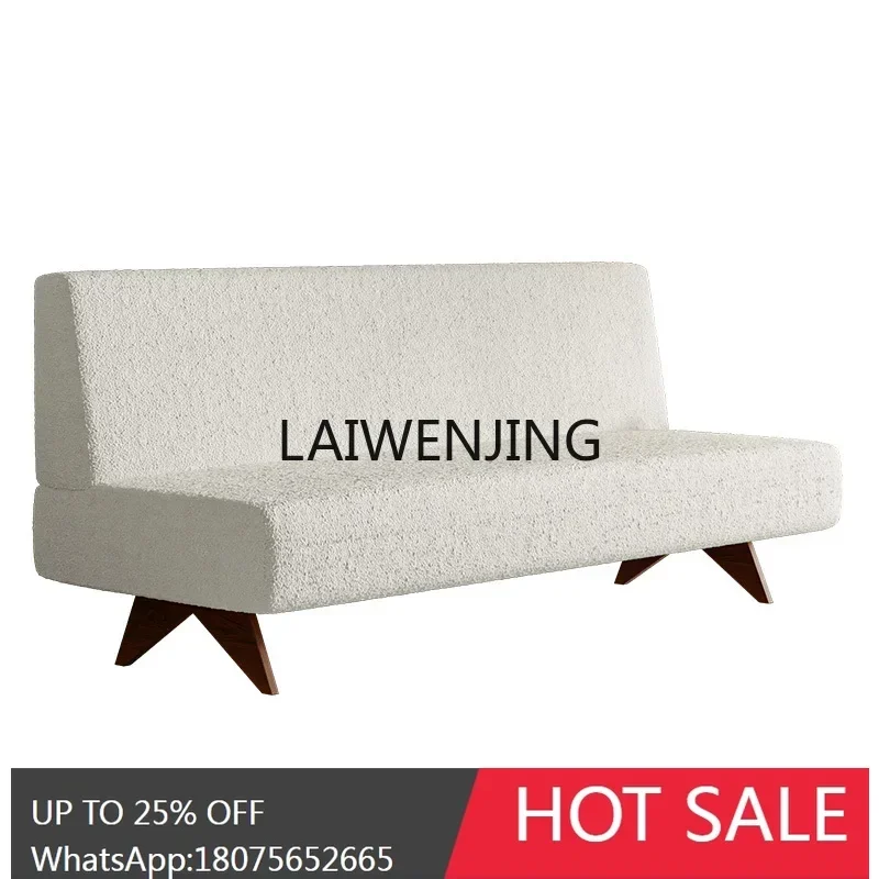 

Beauty Salon Apartment B & B Small Apartment Living Room Straight Row Leisure Fabric Sofa