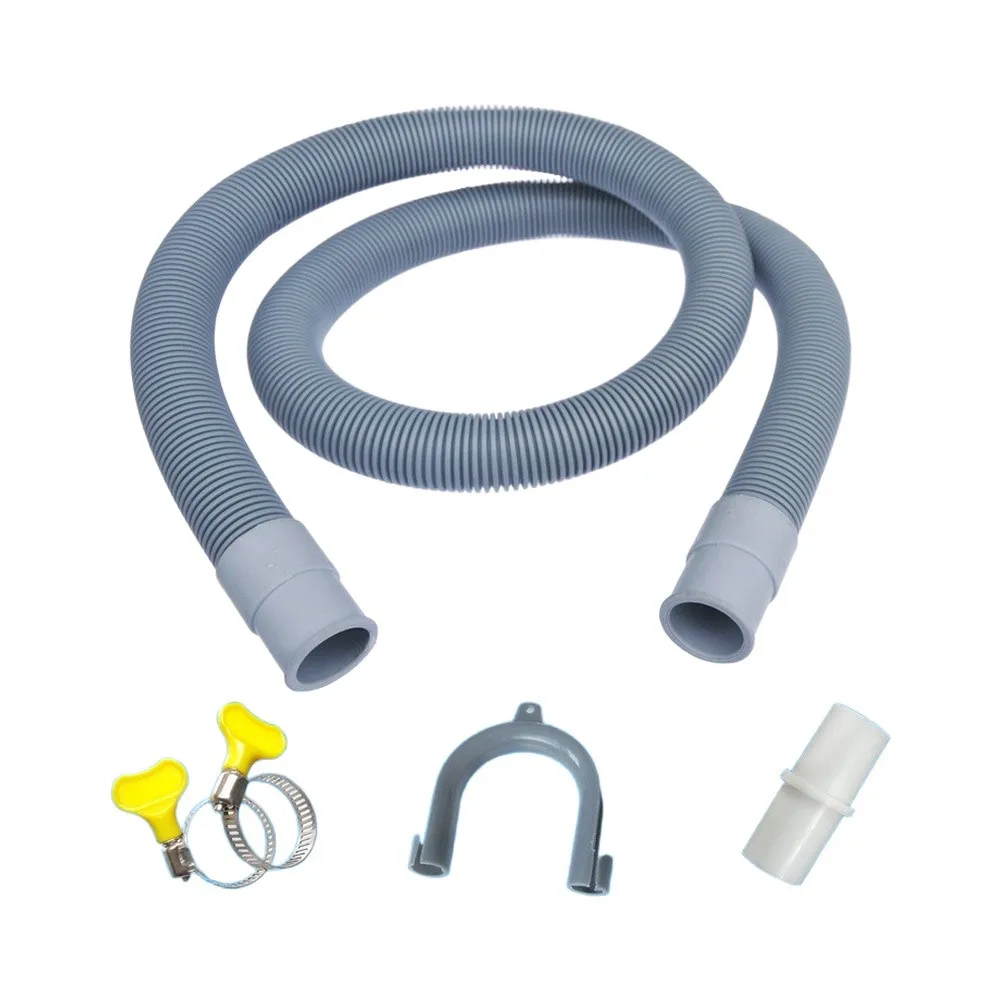 Drain Hose Extension Kit for Front Load Washing Machines Compatible with Most Drum Washer Models ABS Construction
