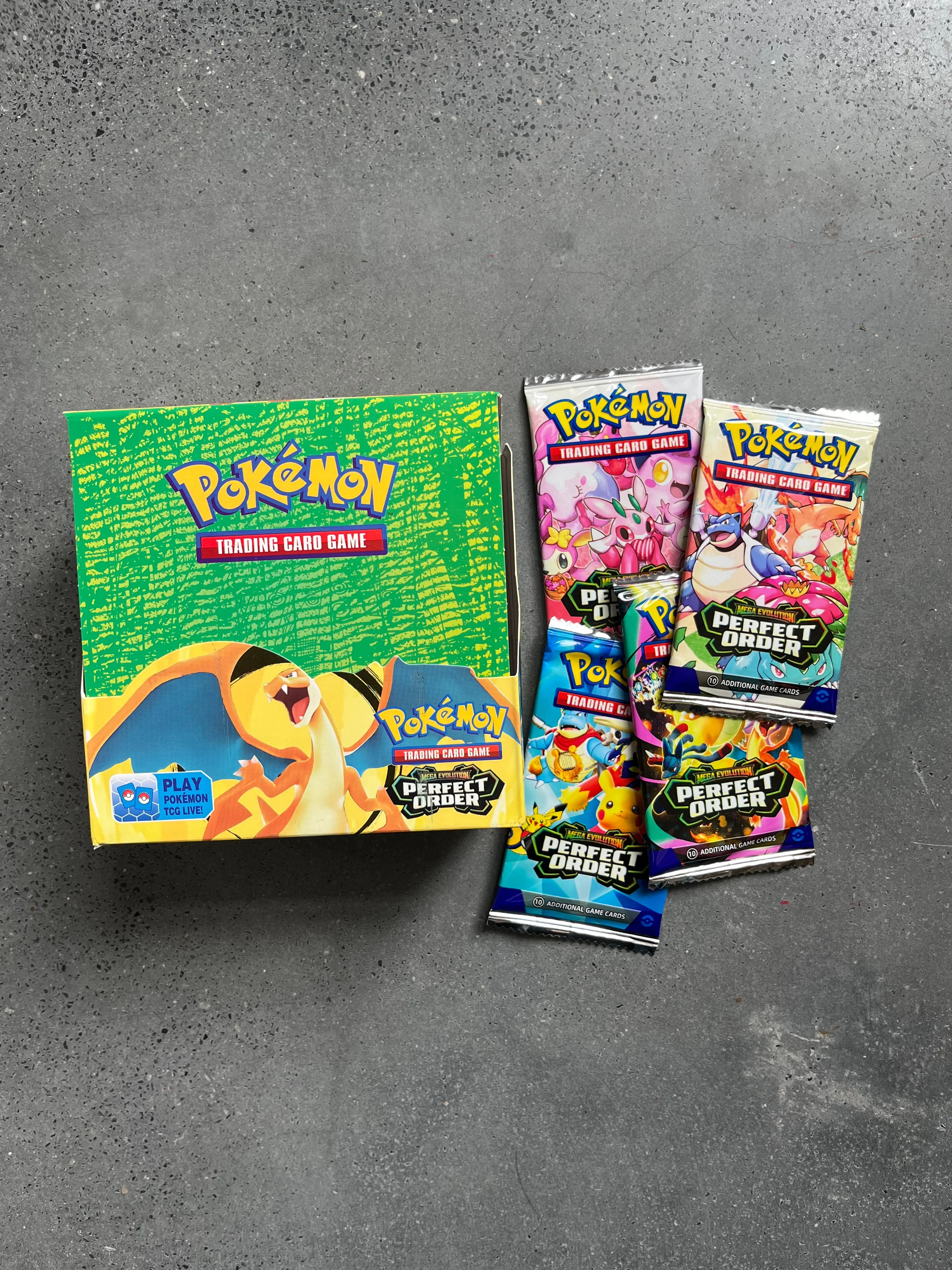 360 piezas de Pokémon TCG, paquete de refuerzo Perfect Order en inglés, 10 cartas por paquete, tarjetas coleccionables de Mega Evolución, juego de cartas, juguete para niños