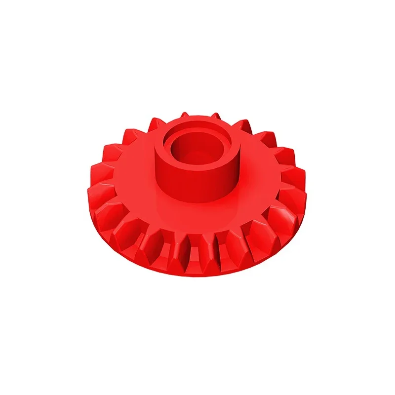 Gobricks GDS-1105 التقنية، ترس 20 سن مشطوف تعليمي مع فتحة دبوس متوافقة مع كتل ليغو 87407 DIY للأطفال