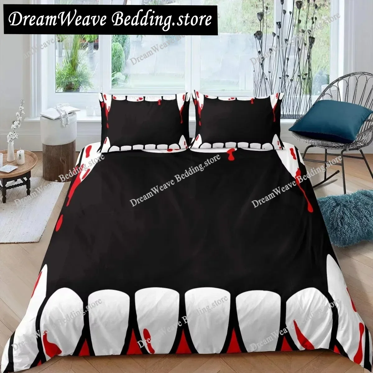 Horror Blood Hand Sheets Quilt Covers Bedding Dormitory Sheets Bedding Set Soft Warm Bedding Set Home Luxury Gift Textileextile