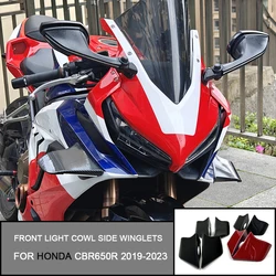 For Honda CBR650R 2019-2023 2022 2021 2020 Motorcycle Accessories Wing Fairing Front Aerodynamic Spoiler Winglet Dynamic Wing