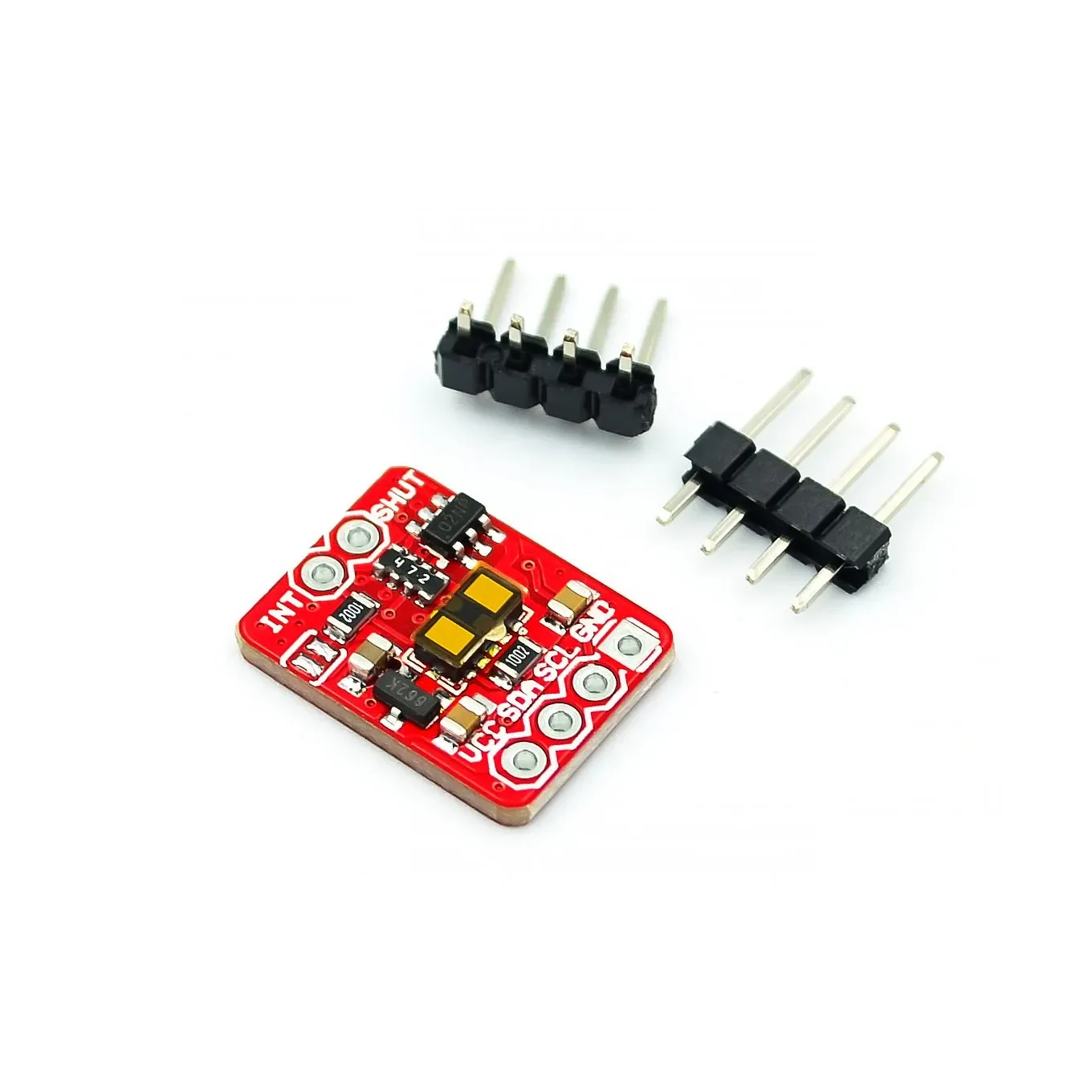 Papan Sensor PCB 50Hz 3.3-5v VL53L1X modul pengukur jarak Laser 4cm-4m pengukuran jarak ToF pengukuran jarak I2C 12x17x3.2mm