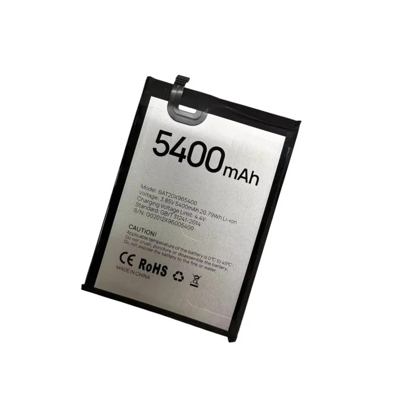 New BAT20X965400 3.85V 5400mAh Mobile Phone Battery for Doogee X96 Pro Batteries Accessories