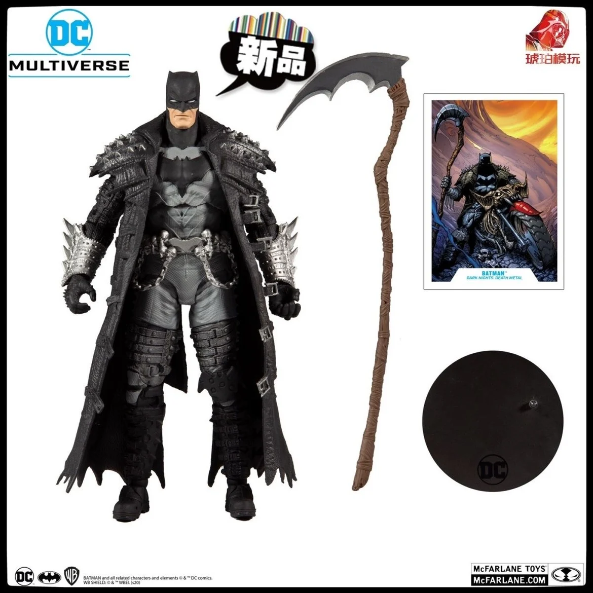 Mcfarlane Anime Action Figure Batman Penguin Black Super Man Bride King Shazam Collection Toys Pvc Model Birthday Gift For Kids