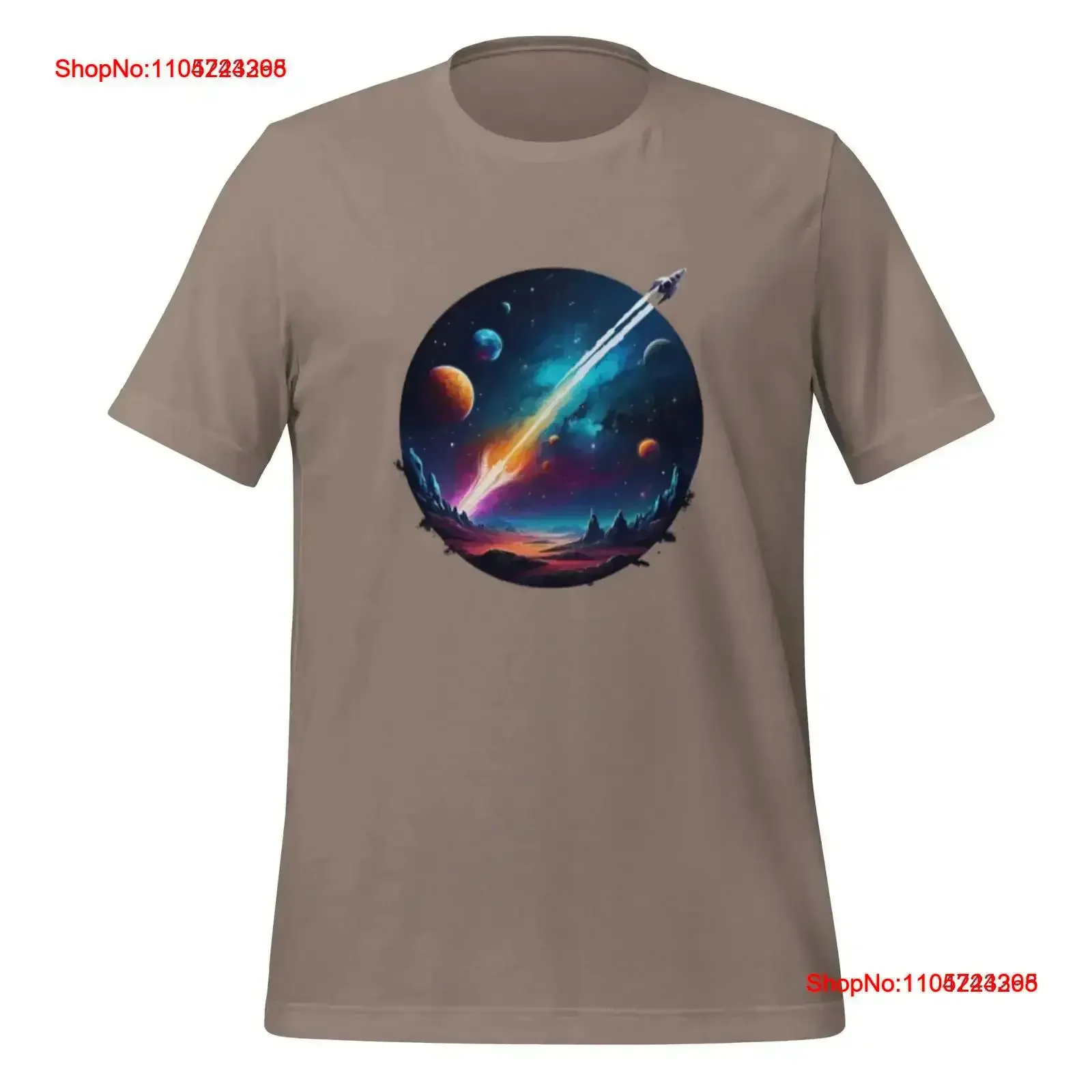 Interstellar Ink T SHIRT Cosmic view Solar system seeker vintage Washed Casual Top For Everyday Wear homme designer clothes