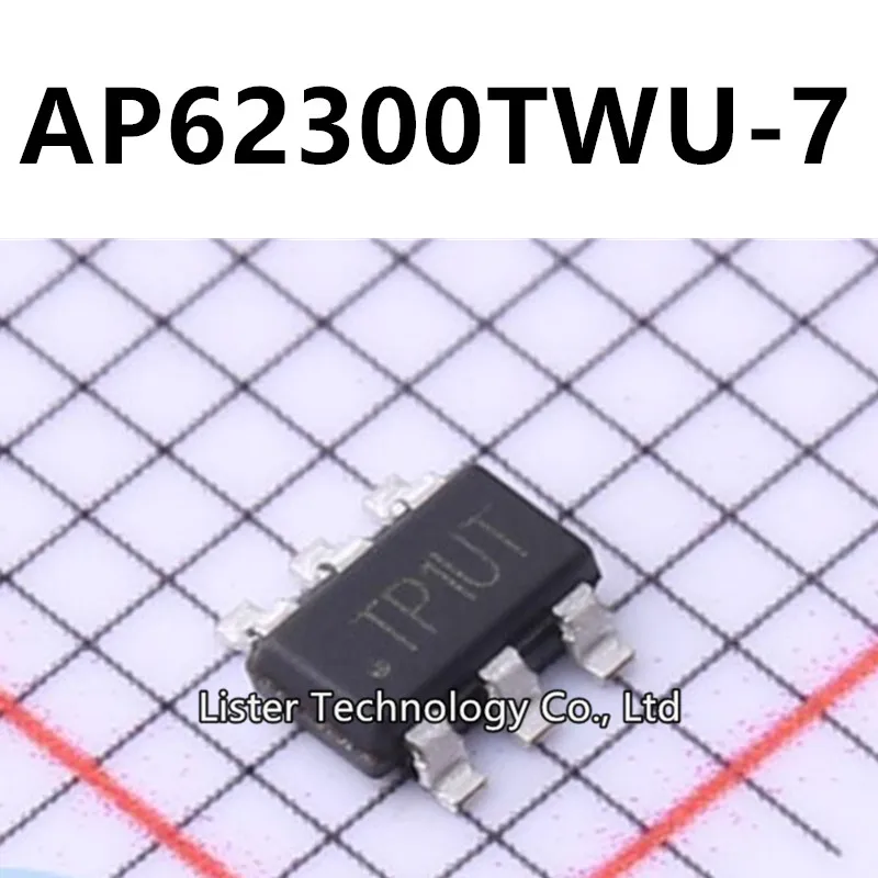 10~100PCS/Lot New AP62300TWU-7 SOT23-6 AP62300TWU AP62300 Marking:TP*** TP1UT TP0pT TP1vT TP1kT SOT-23-6 DC-DC power chip