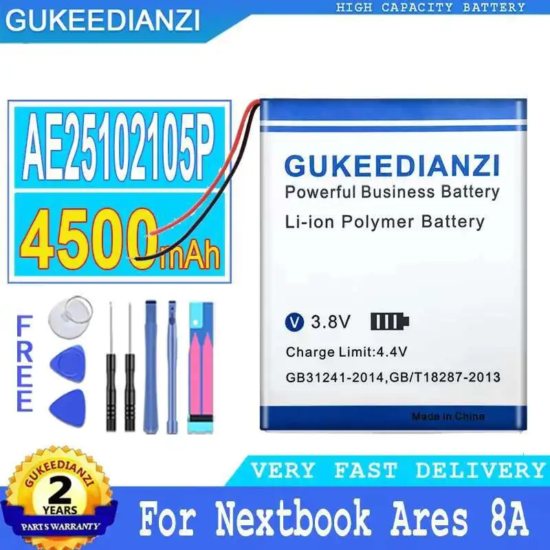 

Аккумулятор для планшета Nextbook Ares 8A 4G Lte NX16A8116KPK 4500 мАч AE25102105P 25100100, 2 провода, долговечный