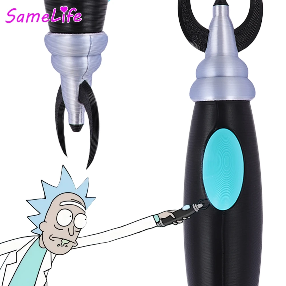 Disfraz de Rick Sanchez de la caricatura Rick and Morty, accesorios de disfraz para hombres y adolescentes, accesorios de fantasía para Halloween, decoración para fiestas