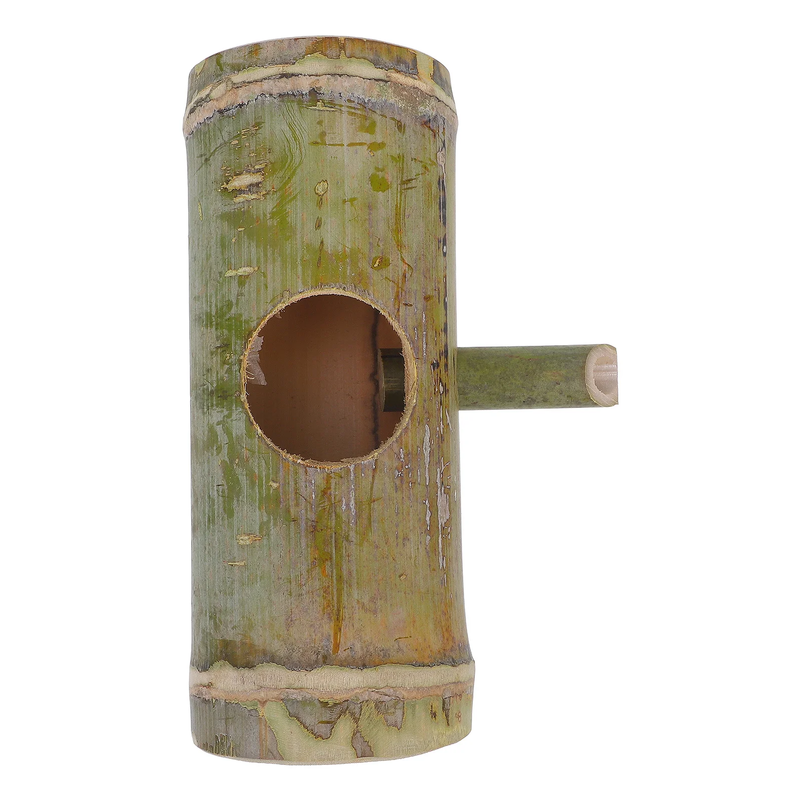 

Bamboo Water Fountain Spout Outdoor Indoor Garden Decor Eye-Catching Design Multi-Functional Use Elegant Landscaping