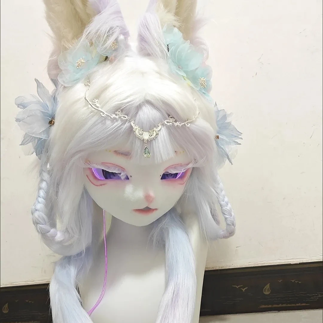 Original Kigurumi Base Mask Fursuit Resin Cosplay Furui Skull Head Shell